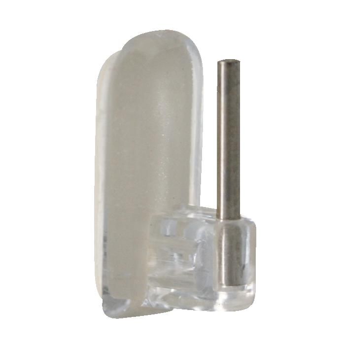 AJW-Lot De 16 Crochets à Linge En Plastique Transparent Durable De 11,5