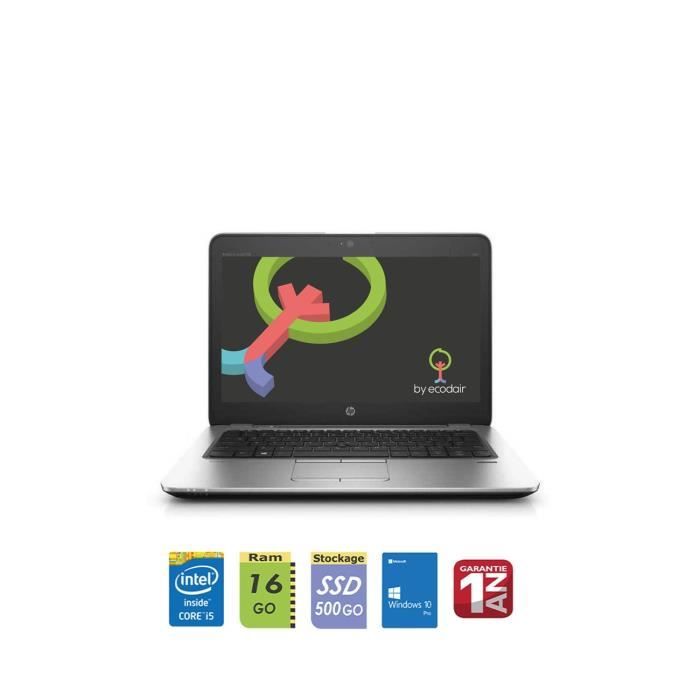 EliteBook 820 G3 I5/16/500SSD avec écran tactile - Hewlett packard