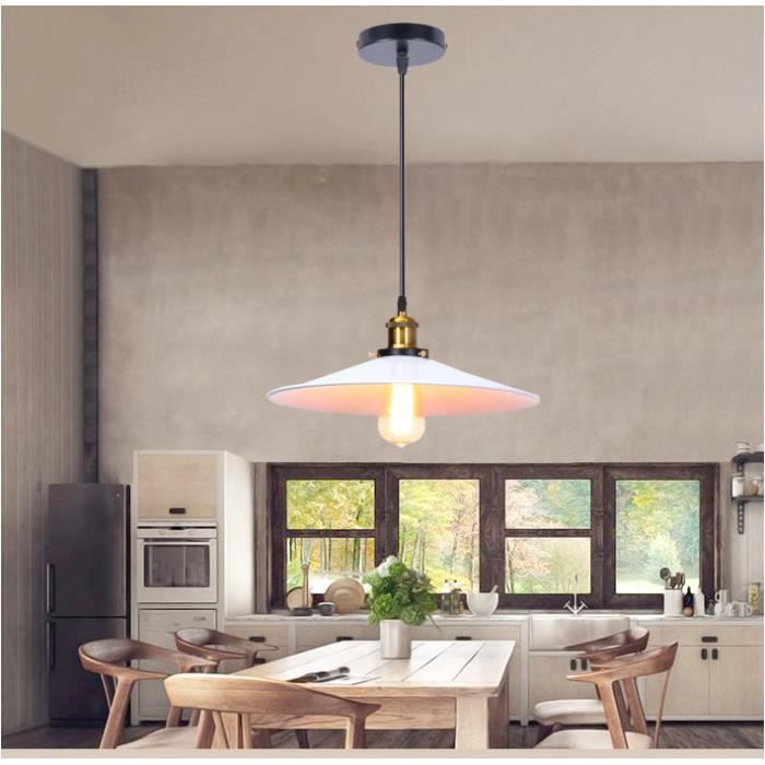 IDEGU Deckenleuchte Vintage Industrie-Design – Mit Netzkäfig, E27 Fassung, Schwarz, Für Wohnzimmer, Küche, Schlafzimmer