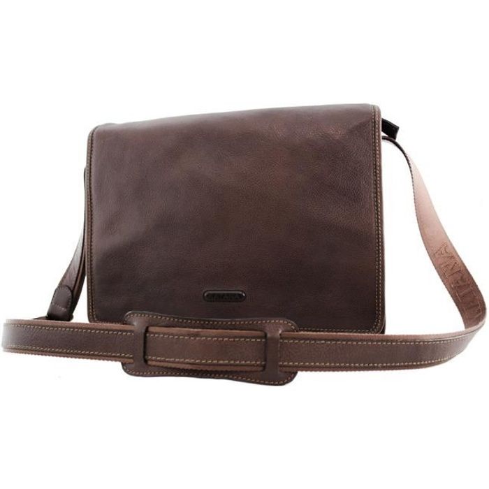 sac besace cuir homme