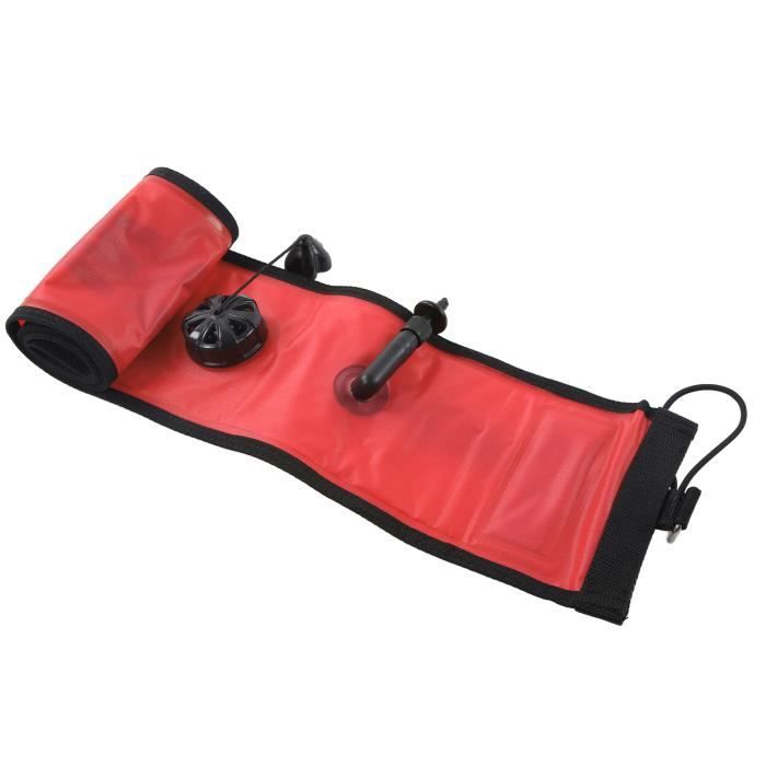 Bouée De Plongée Gonflable De Sécurité - 124 Cm - Nylon Avec Ruban Réfléchissant - Pour Plongée, Apnée, Pêche