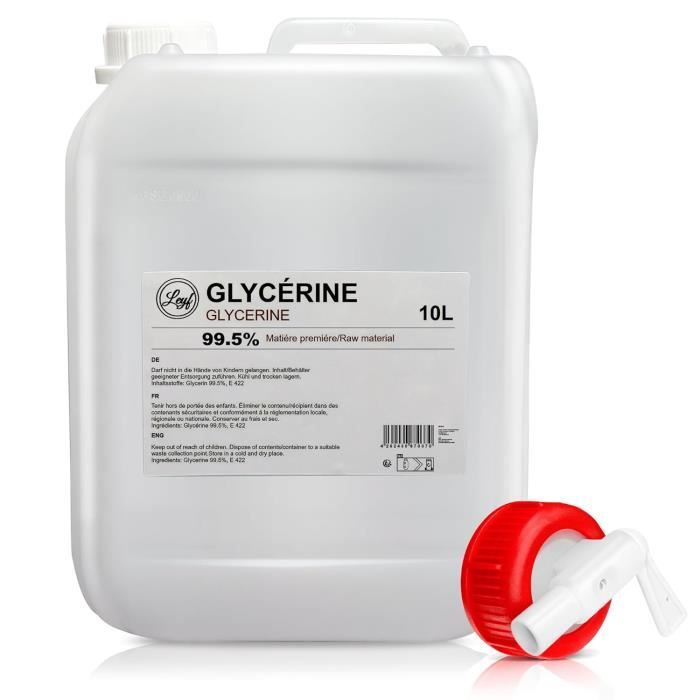 Glycérine Végétale 100% Pure - 1 Litre (1000ml) - YARI - Hydratant Naturel Pour Peau Et Cheveux