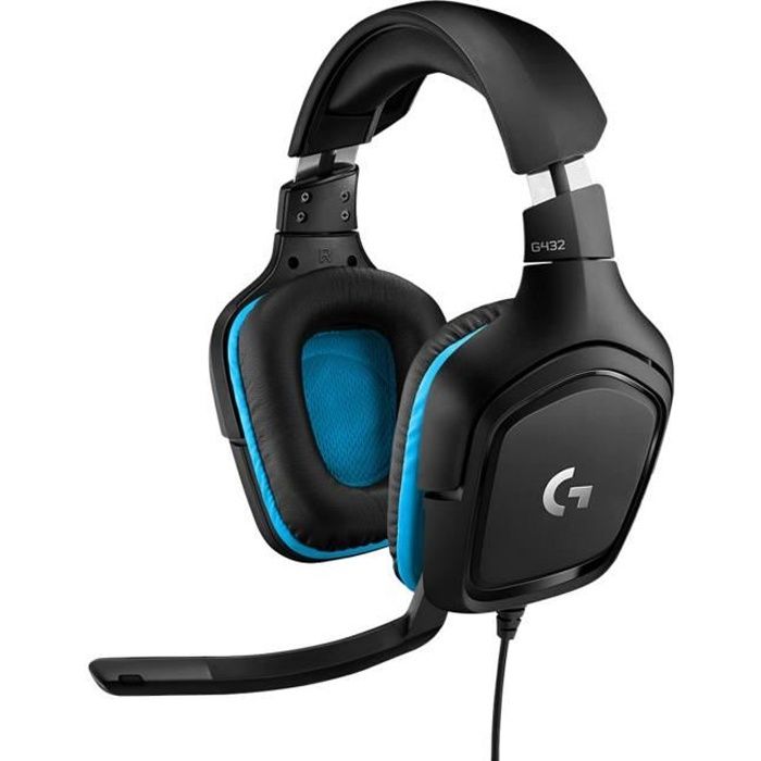 Casque Gaming Filaire - LOGITECH G - G432 - Son