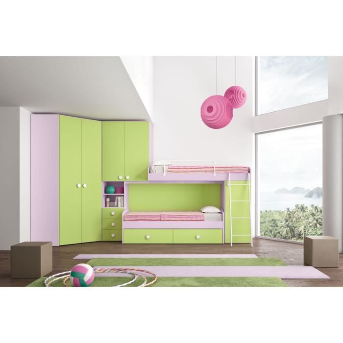 Chambre à coucher complète pour enfant Tiziana - Cdiscount Maison
