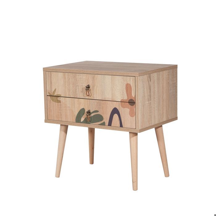 Table de chevet enfant table de nuit enfant avec tiroir et niche