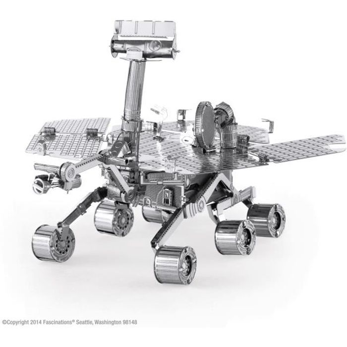 maquette métal - robot exploration rover mars - métal earth