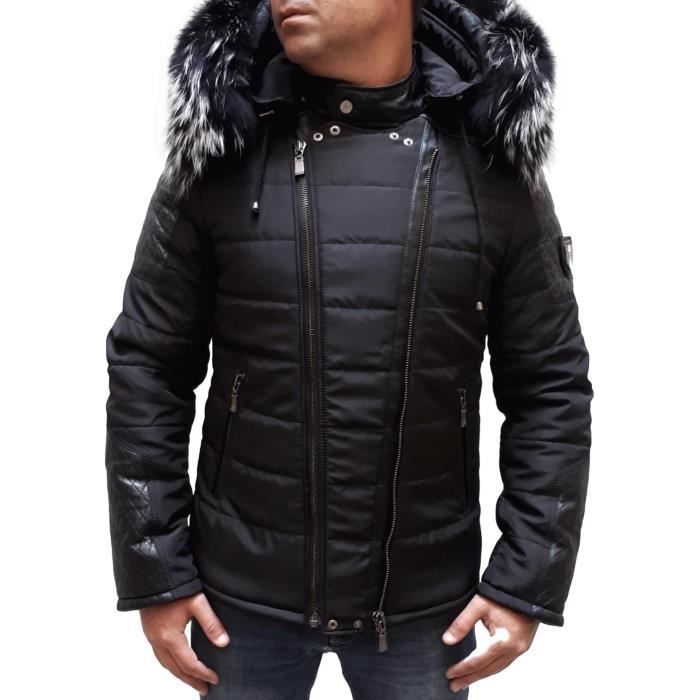 doudoune à fourrure