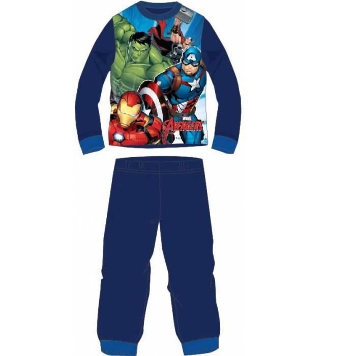 Marvel Avengers Enfants Tout en Un Garçons Filles pour Enfants Combinaison en Polaire Grenouillère Pyjama 
