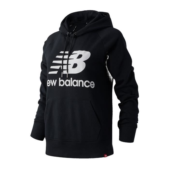 Sweatshirt à capuche femme New Balanceessentials - black - XL