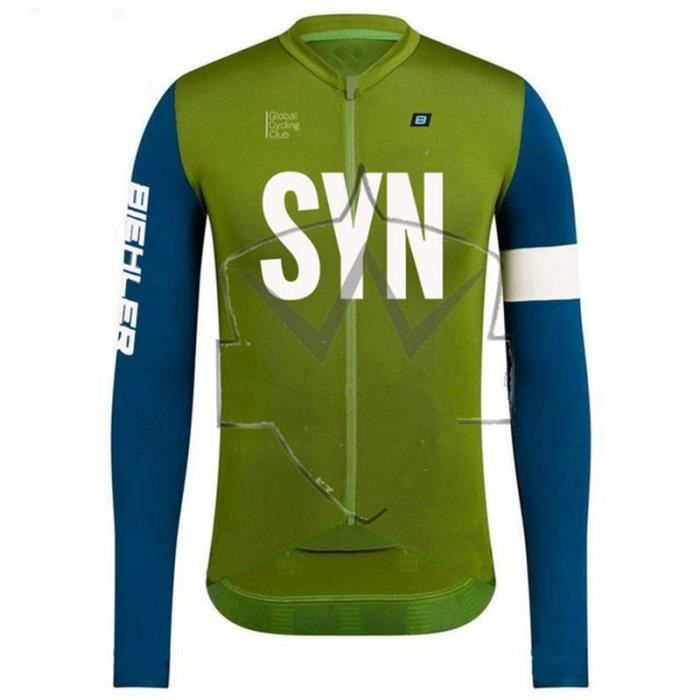 Maillot de cyclisme maillot de cyclisme a manches longues pour hommes chemise de velo de route vtt uniforme de velo D788815970 Cdiscount Sport