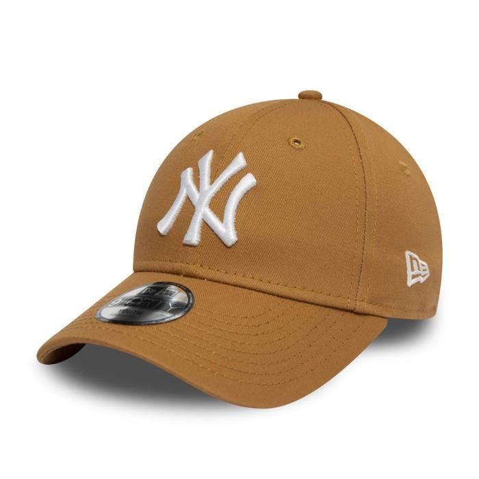 casquette new york femme camel