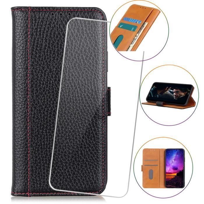 Coque à Clapet Pour Alcatel 3 2019 Noir - Style Bookstyle, Marque Mtb, Neuf
