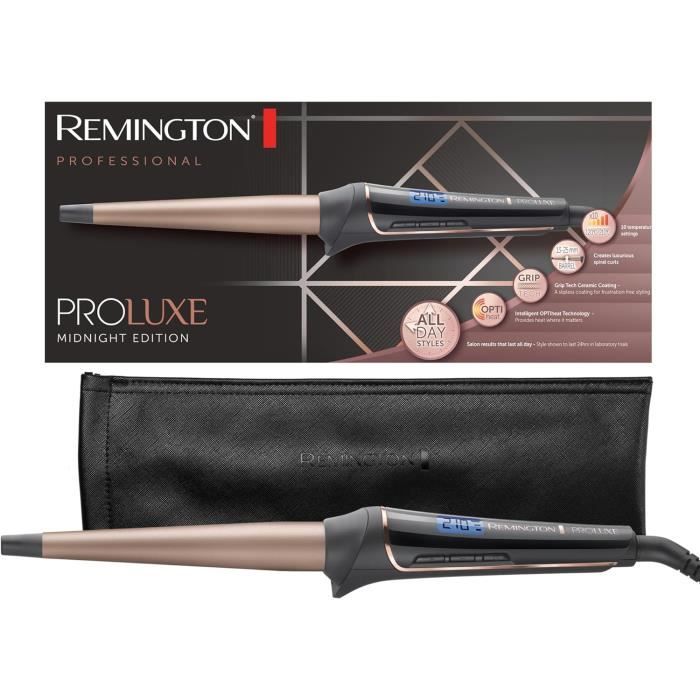 Fer à boucler REMINGTON PROluxe Edition 25 38mm Technologie OPTIheat Câble 3m - vue 2