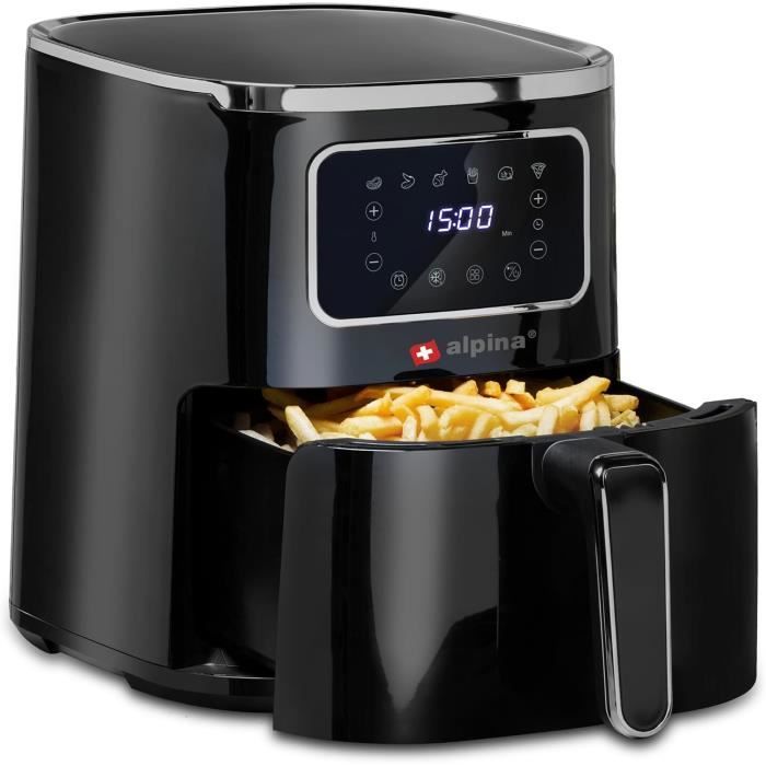 Airfryer - Friteuse Électrique - 3,5 L - 80 À 200 °C - Minuteur Jusqu'À