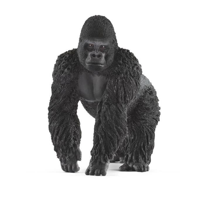 figurine schleich - gorille mâle - personnage miniature
