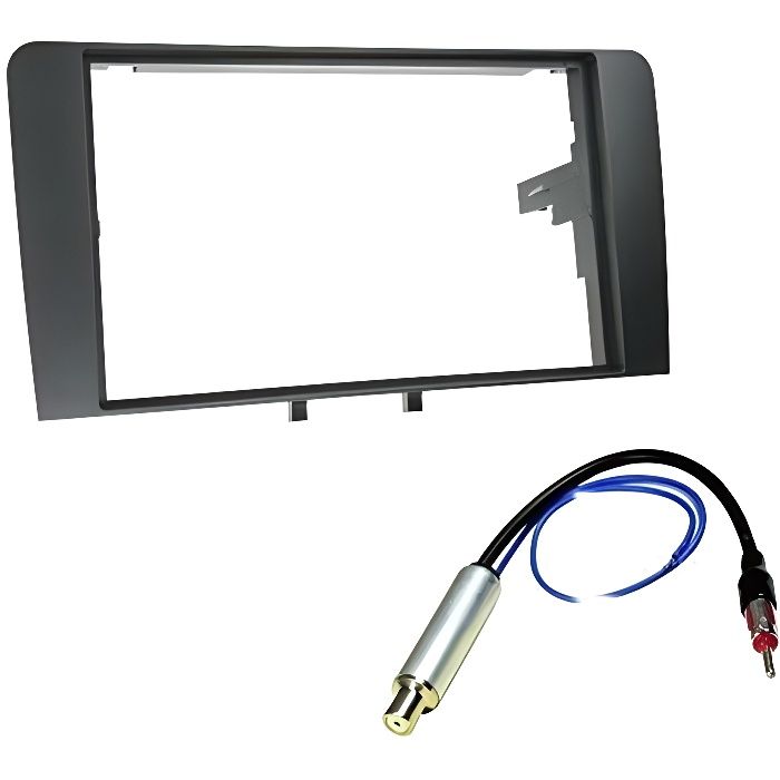 Kit Montage Autoradio 1 DIN Pour Audi A3, A6, Seat Leon, Toledo | Cadre Façade Noir