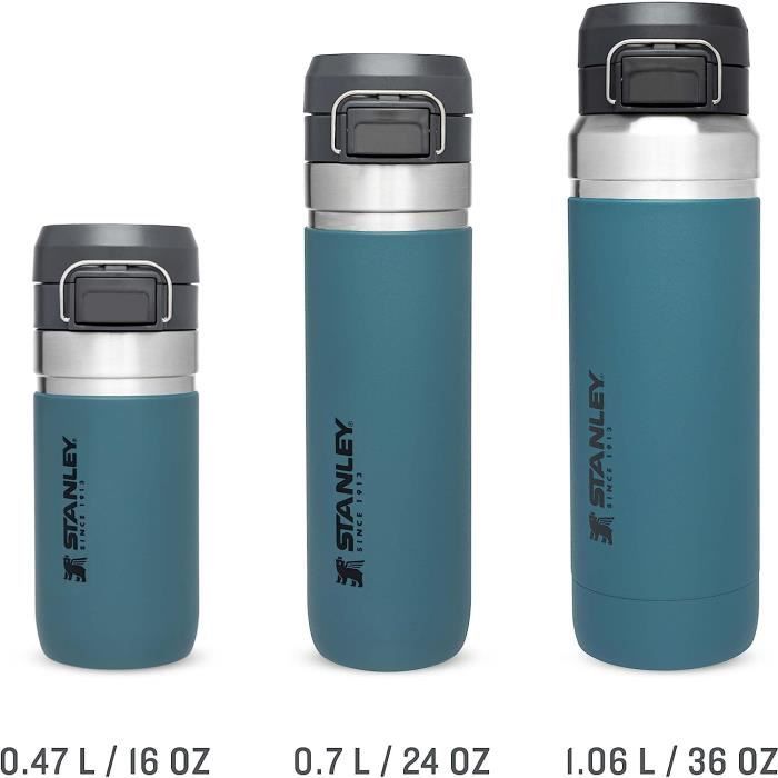 Gourde Isotherme Stanley Quick Flip 0.71L - Garde Le Froid 12h, Inox, étanche, Lave-vaisselle