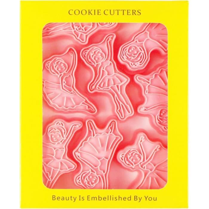 Emporte-Pièces Fleur De Cerisier Rose - Set DIY Pâtisserie Avec Gaufrage | Pour Biscuits Et Décoration