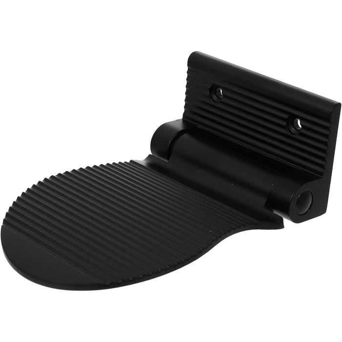 Repose-pieds Ergonomique MSZERONE - Cuir Végétal Réglable 3 Hauteurs