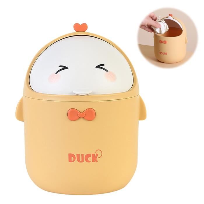 Poubelle,Mini Poubelle De Bureau, Corbeille De Table, Pour La Maison Ou Le Bureau - Type Rouge