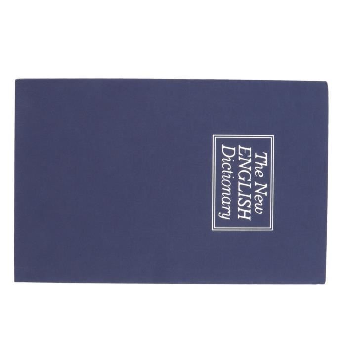 Créatif Dictionnaire Livre Coffre-fort, Coffre-fort de Rangement Secret