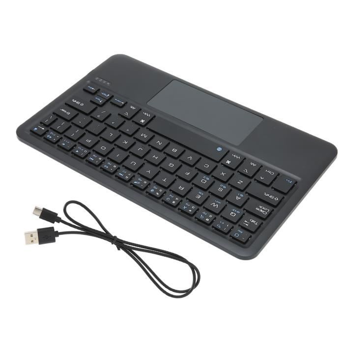 CITLLA K9100 Clavier Bluetooth Sans Fil Multi-Appareils - Rétroéclairé, Repose-Poignet Confortable, Rechargeable