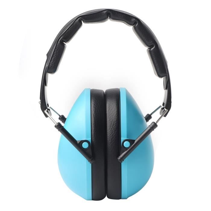 VBESTLIFE protège-oreilles Les cache-oreilles à réduction de bruit protègent les casques anti-bruit pour enfants (bleu)