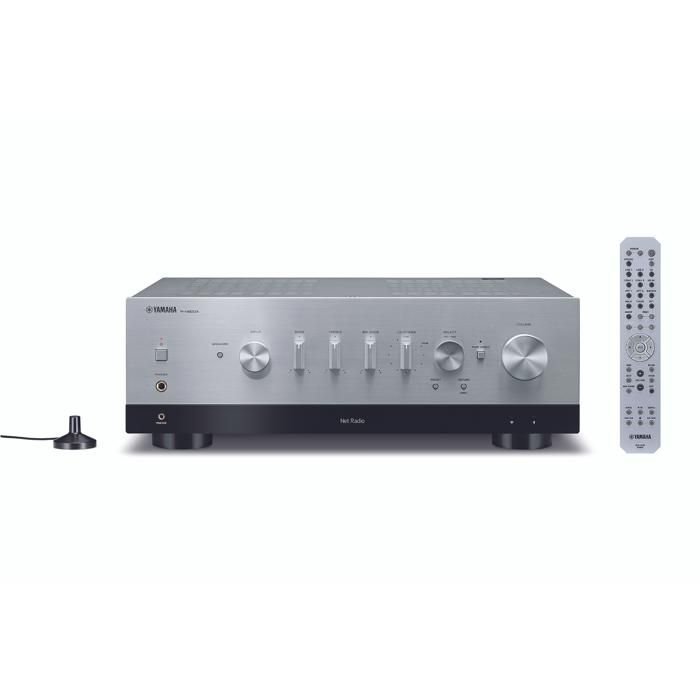 Yamaha R-N800A Argent - vue 2