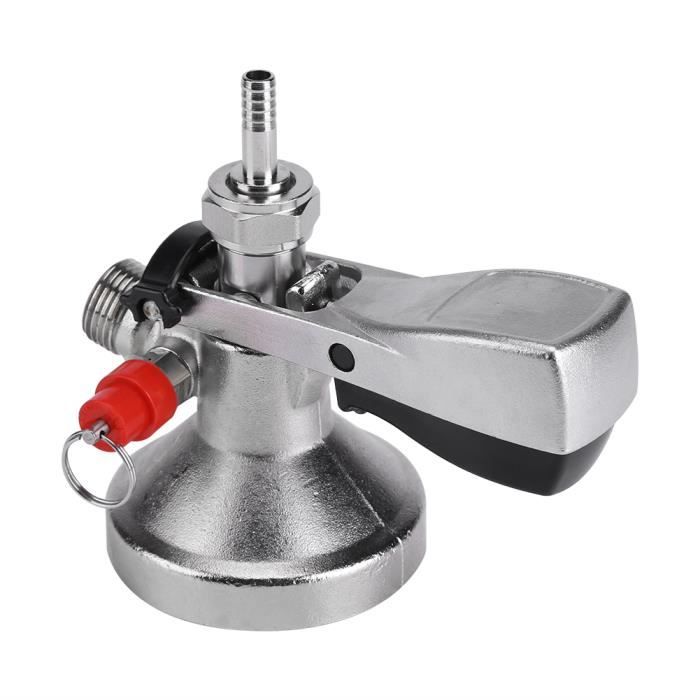 Connecteurs En Inox Pour Fût De Bière – Paire De Poteaux à Bille Pour Entrée D'air Et Sortie D'eau – Compatible Homebrew Et Brassage Amateur
