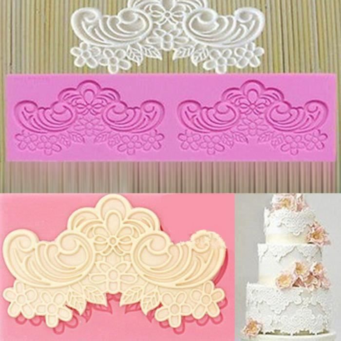 Moule à Fondant Silicone Arête Poisson - 16,5x10,9cm - Pour Gâteau, Chocolat, Décoration - Gris