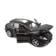 Modèle réduit de voiture de sport - BBURAGO - Porsche Macan - Noir - Echelle 1/24-1