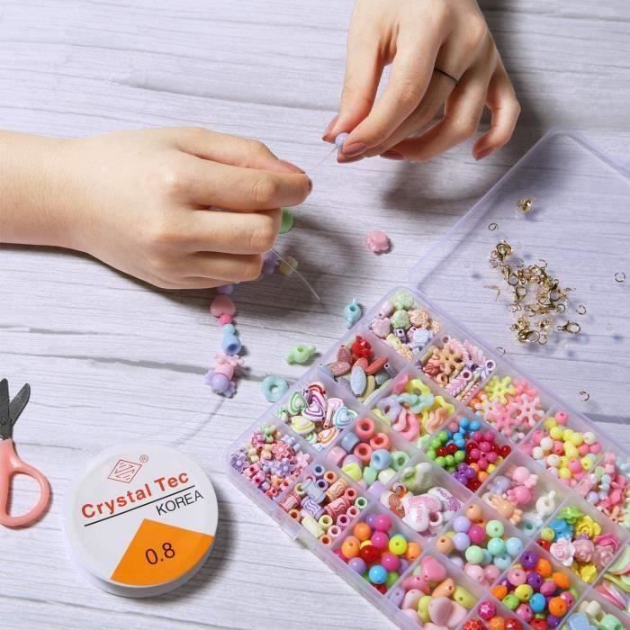 Perle Enfants Ensemble, Art Bracelet Faisant Kit pour Fille pour Bracelet  Faisant 