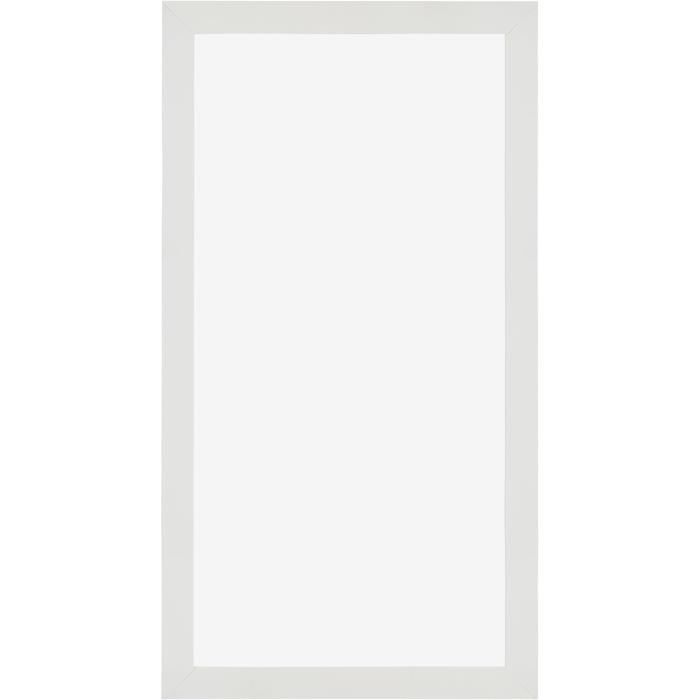 Cadre Photo En Bois Blanc 50x70 Cm Komar - Avec Verre Acrylique Transparent Incassable, Pour Affiches Et Posters