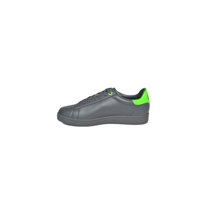Basket EA7 Emporio Armani Homme Anthracite Vert fluo