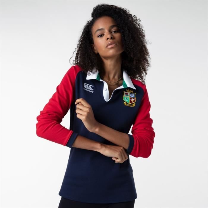 British And Irish Lions Polo Manche Longue Rugby Femmes