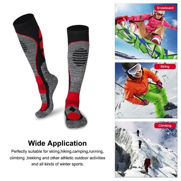 Chaussettes de ski chauffantes NHXW Thermiques Respirantes — free download