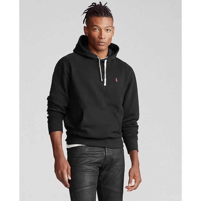 Sweat capuche Ralph Lauren Homme Noir Cdiscount Pr t Porter