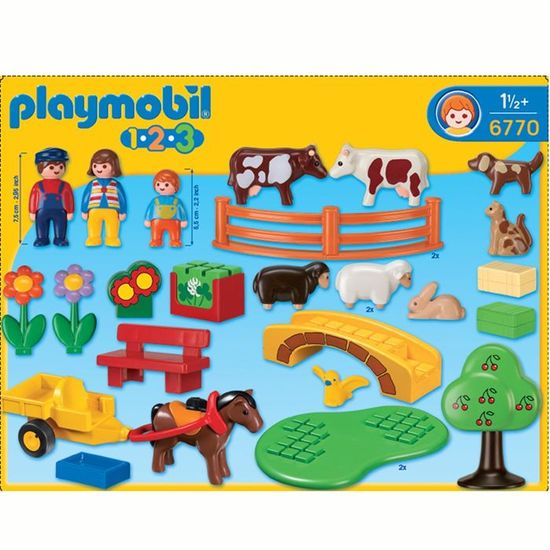 playmobil 123 ferme