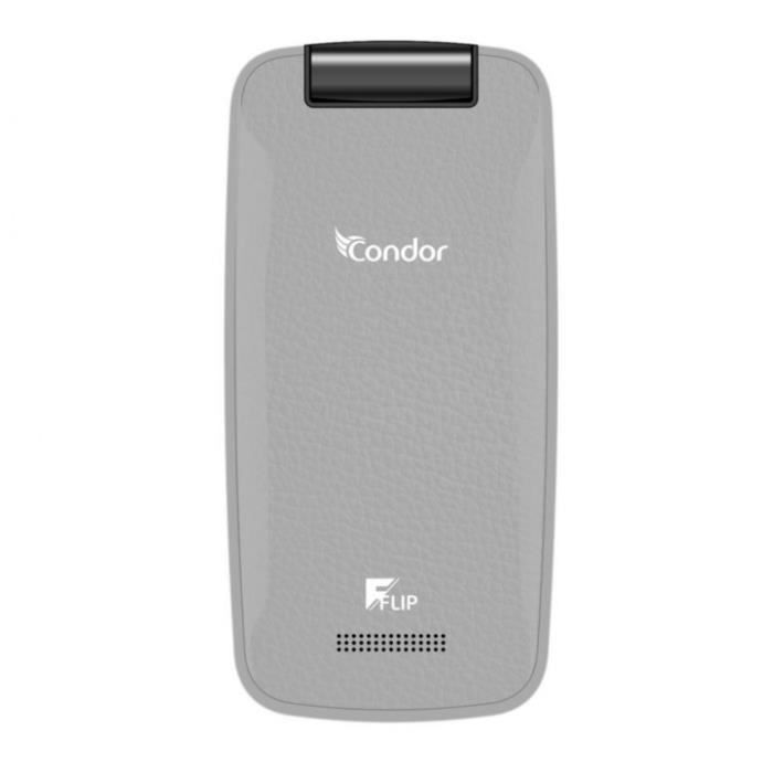 Condor Fflip Smartphone CONDOR FLIP GRIS 2G 32Mb - 32 Mb - dual SIM 800 mAh - VGA 0. ...