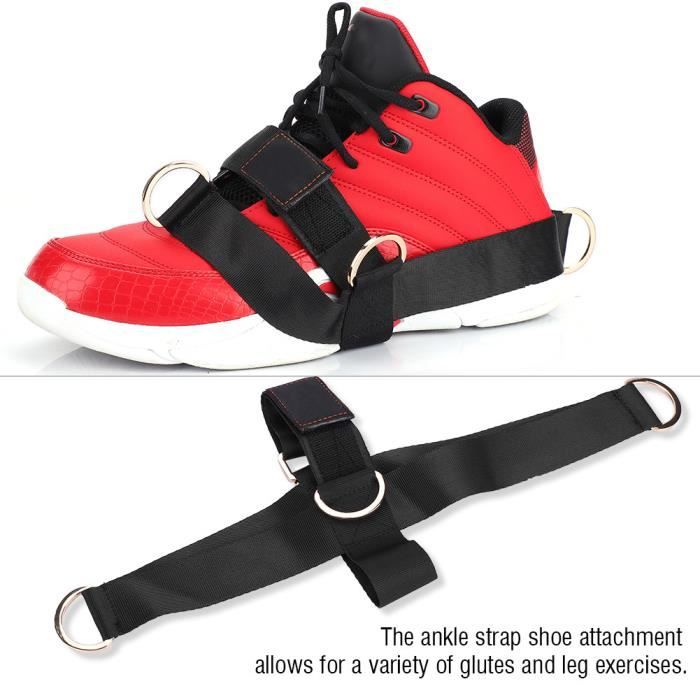 KIMISS Sangle de chaussure 1 paire cheville pied chaussure sangle sport fitness exercice fessier entrainement traction outil de Cdiscount Sport