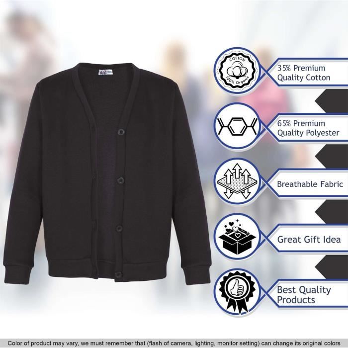 Emproved Cardigan boutonné avec col V modèle SP23116 | 1ère Avenue