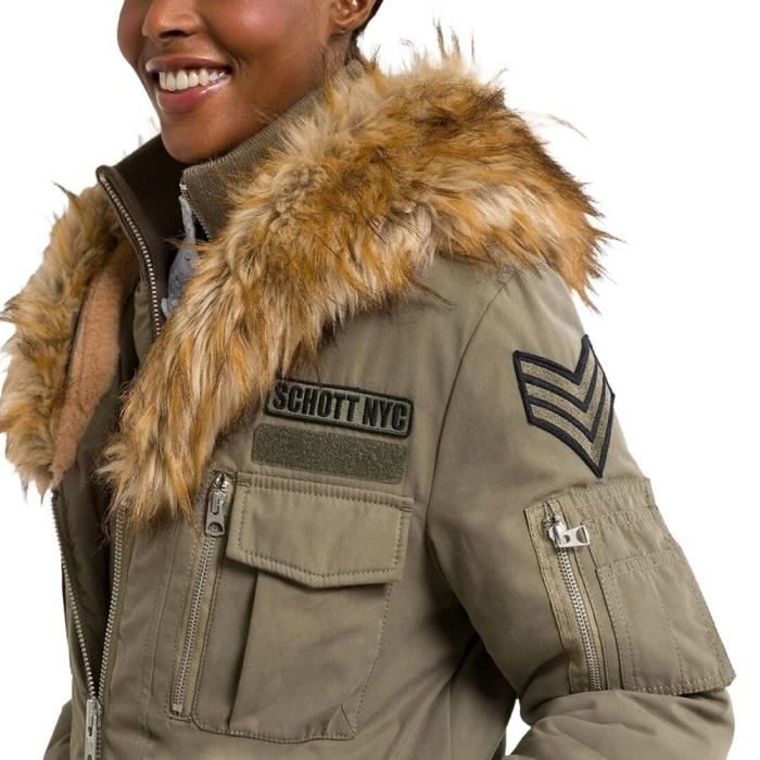 Parka schott 2025 femme