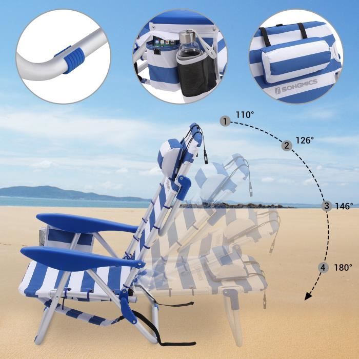 Songmics beach sales chair portable