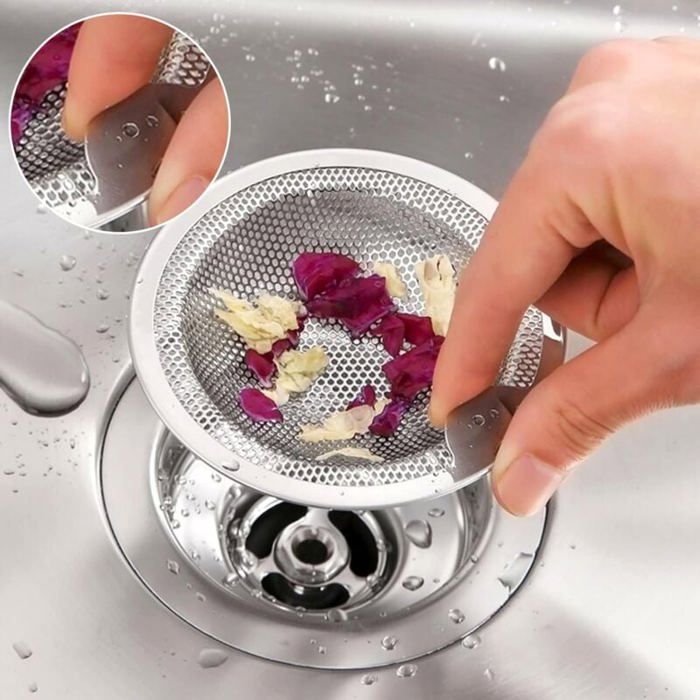 Filtres D'évier De Cuisine,Grille Evier Cuisine 2 Pièces Filtre Lavabo