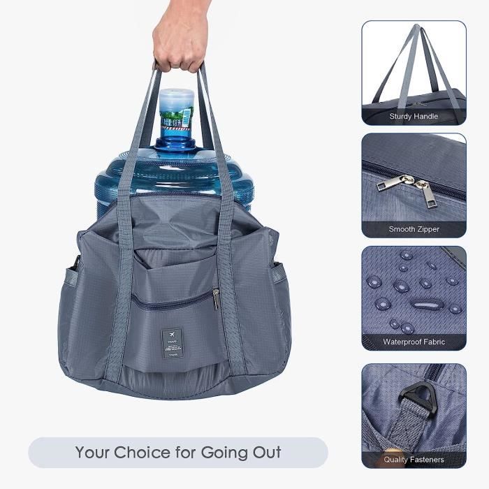 2X Sac 40X20X25 Ryanair Sac De Voyage Pliable Bagage Cabine Valise