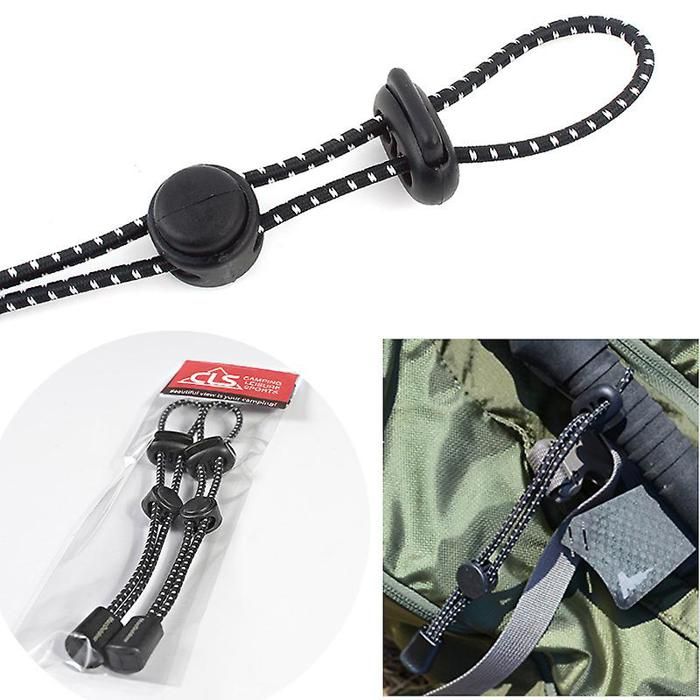 Corde élastique De Fixation Pour Bâtons De Randonnée – Boucle De Support Réglable, Sangle PP+latex, 4 Couleurs, Compatible Sac à Dos