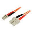 STARTECH Câble Fibre optique Duplex 62.5/125 LC / SC - 2 x Mâle / 2 x Mâle - 2 m-0