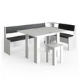 Ensemble table et bancs en angle Vicco Roman, banc de cuisine, banc avec coffre, banc de salle à manger pour table de salle à mange-0