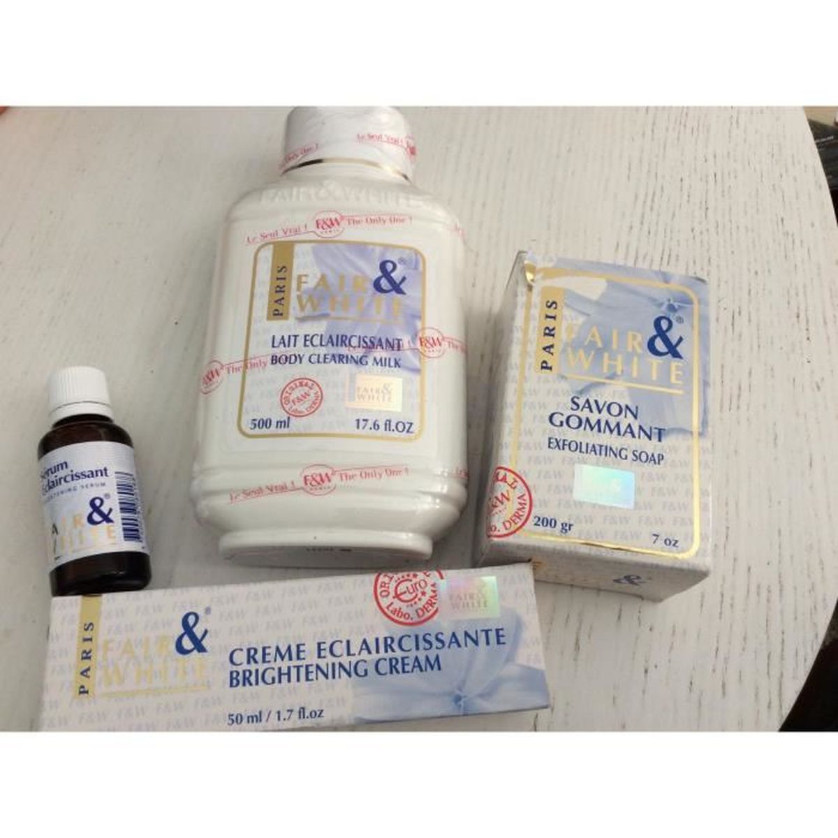 Gamme Eclaircissante Lait Savon Tube Serum Fair White Cdiscount Au Quotidien