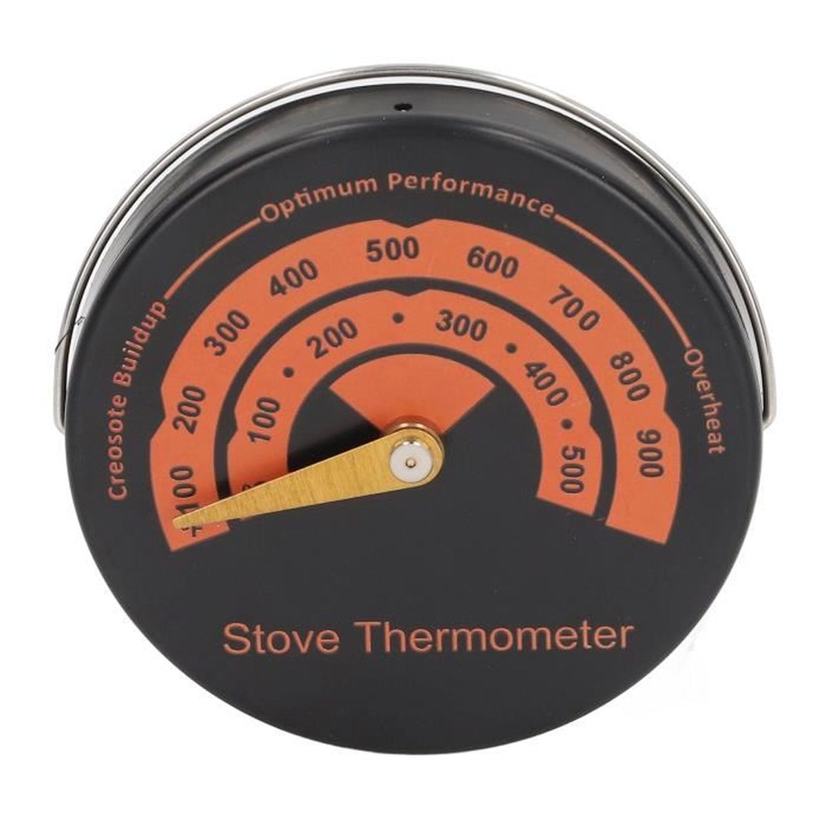 Sonew Thermomètre de poêle à bois magnétique Thermomètre de poêle à bois poêles à gaz